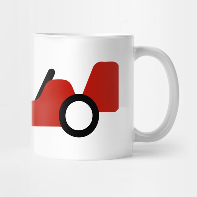 Red Racing Car Emoticon by AnotherOne